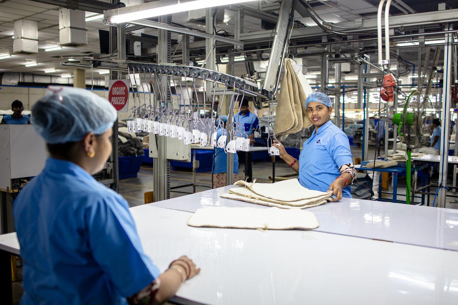 Modern textile production facility